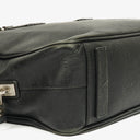 Prada Black Leather Saffiano Briefcase