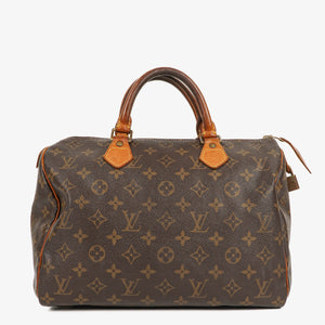 Louis Vuitton Speedy 30 Monogram Canvas Handbag