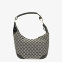 Gucci GG Canvas Handle Ring Hobo Bag
