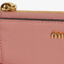 Miu Miu Madras Rosa N Leather Key Chain