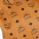 MCM Cognac Visetos Drawstring Tote Bag