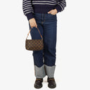 Louis Vuitton Pochette Accessoires Monogram Canvas Clutch Handbag