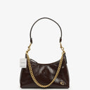 Coach Dark Brown/Maple Glossy Leather Juliet 25 Shoulder Bag