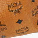 MCM Cognac Visetos Drawstring Tote Bag