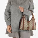 Gucci Jackie Bardot GG Supreme Shoulder Bag