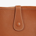 Hermes Evelyne I 32 Gold Taurillon Clemence Leather Shoulder Bag