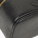 Chanel Black Caviar Leather Vanity Case
