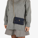 Dior Trotter Chain Navy Shoulder Bag
