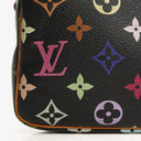 Louis Vuitton Takashi Murakami Pochette Accessoire Black Multicolor Clutch Handbag