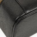 Chanel Black Caviar Leather Vanity Case