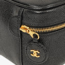 Chanel Black Caviar Leather Vanity Case