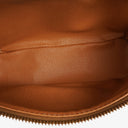 Celine Brown Triomphe Macadam Vanity Handbag