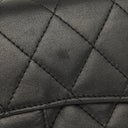 Chanel Quillted Lambskin Light Black Flap Wallet