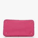 Prada Peonia Canapa Denim Logo Tote Bag