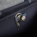 Hermes Herbag Navy Canvas Vache Hunter MM 2 In 1 Bag