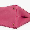 Prada Peonia Canapa Denim Logo Tote Bag