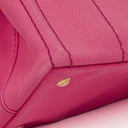 Prada Peonia Canapa Denim Logo Tote Bag