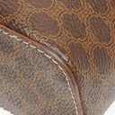 Celine Brown Triomphe Macadam Vanity Handbag