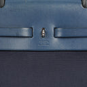 Hermes Herbag Navy Canvas Vache Hunter MM 2 In 1 Bag