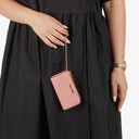 Miu Miu Madras Rosa N Leather Key Chain