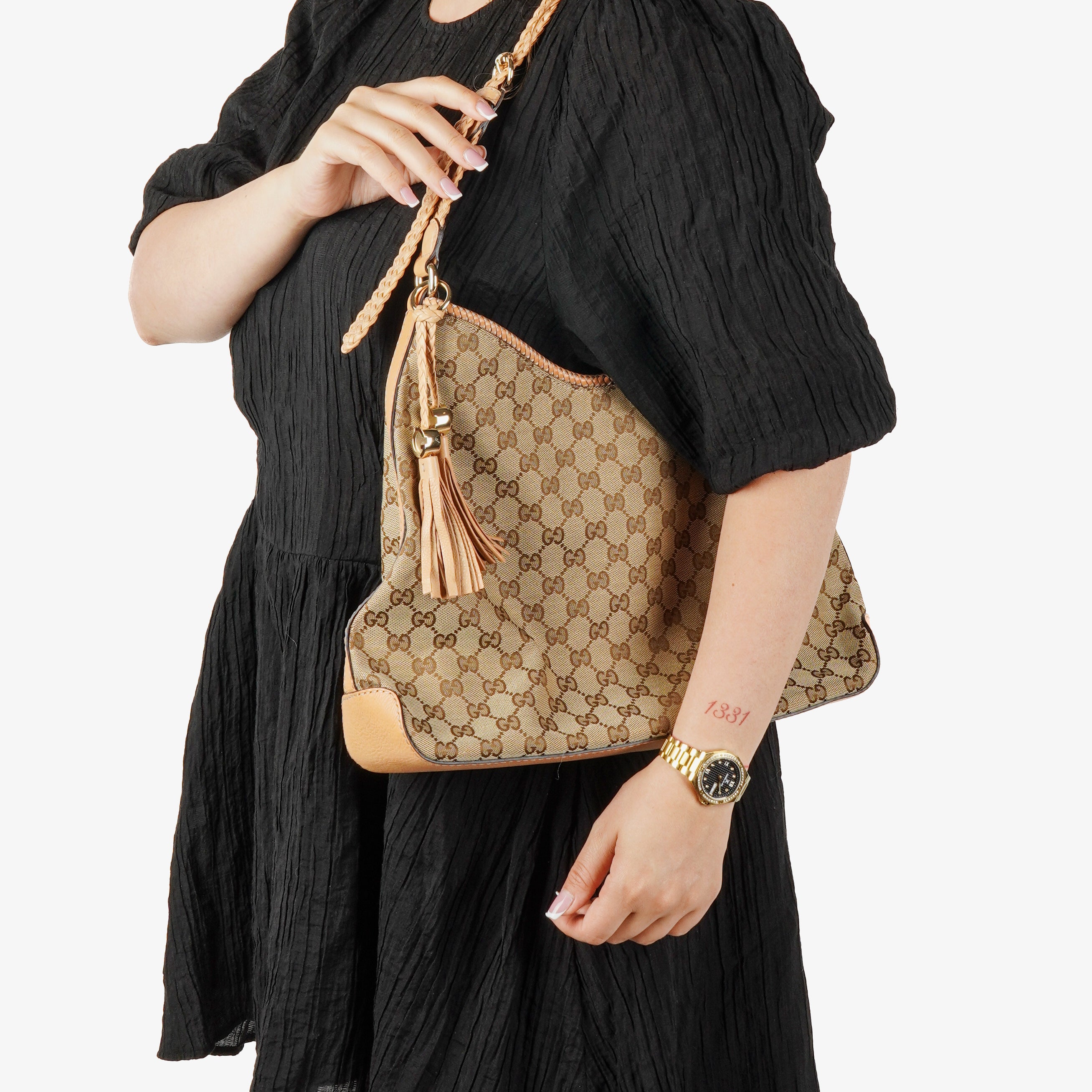 Gucci GG Canvas Marakesh Shoulder Bag