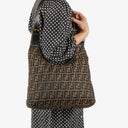 Fendi Zucca Hobo Shoulder Bag