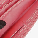 Chanel Large Boy Gusset Pink Chevron Quilted Leather Flap Wallet