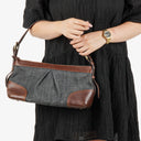 Burberry Blue Label Denim Shoulder Bag