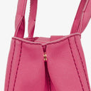 Prada Peonia Canapa Denim Logo Tote Bag