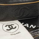 Chanel Black Caviar Leather Vanity Case