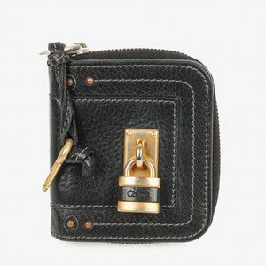 Chloe Paddington Black Compact Wallet