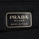 Prada Navy Tessuto Nylon Medium Twin Pockets Drawstring Backpack