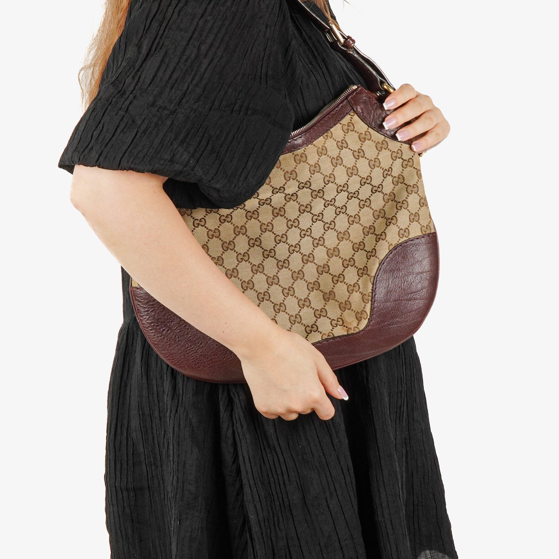 Gucci GG Canvas Charlotte Hobo Bag