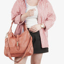 Gucci Orange GG Canvas New Jackie Hobo Bag