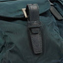 Prada Navy Tessuto Nylon Medium Twin Pockets Drawstring Backpack
