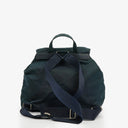 Prada Navy Tessuto Nylon Medium Twin Pockets Drawstring Backpack