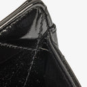 Chanel CC Black Quilted Patent Leather Handbag With 24K Gold-Plated Hardware