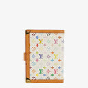 Louis Vuitton x Takashi Murakami White Monogram Multicolore Small Agenda/Notebook Cover