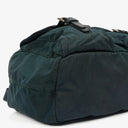 Prada Navy Tessuto Nylon Medium Twin Pockets Drawstring Backpack