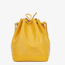 Sac à bandoulière Louis Vuitton Noe Grande GM en cuir Epi jaune
