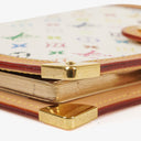 Louis Vuitton x Takashi Murakami White Monogram Multicolore Small Agenda/Notebook Cover