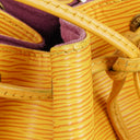 Sac à bandoulière Louis Vuitton Noe Grande GM en cuir Epi jaune