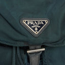 Prada Navy Tessuto Nylon Medium Twin Pockets Drawstring Backpack