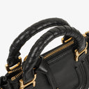 Chloe Marcie Mini Black Grained Leather Bag