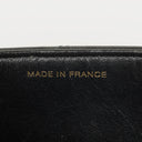 Chanel Single Flap Bag Black Quilted Patent Leather With 24K Gold-Plated Hardware