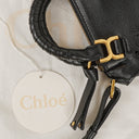 Chloe Marcie Mini Black Grained Leather Bag