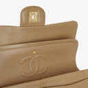 Chanel Vintage Small Classic Double Flap Bag Quilted Lambskin 24K Gold-Plated Hardware