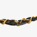 Chanel Single Flap Bag Black Quilted Patent Leather With 24K Gold-Plated Hardware
