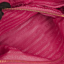 Prada Pink Nylon Tessuto Pietre Shoulder Bag