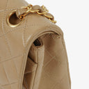 Chanel Vintage Small Classic Double Flap Bag Quilted Lambskin 24K Gold-Plated Hardware